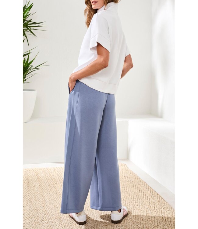 Tribal Canada TECHNO LUX MOCK NECK ZIP TOP