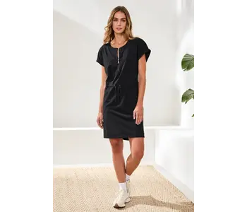 Tribal Canada  SPORTY DRESS WITH DRAWCORD