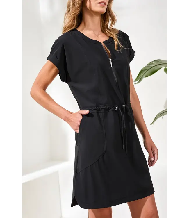 Tribal Canada  SPORTY DRESS WITH DRAWCORD