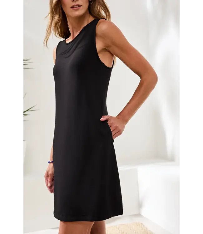 Tribal Canada TECHNO LUX SHIFT DRESS BACK ZIPPER