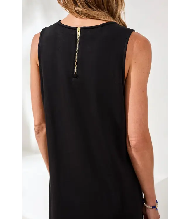 Tribal Canada TECHNO LUX SHIFT DRESS BACK ZIPPER