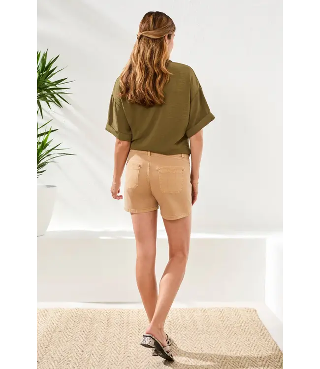 Tribal Canada COMFORT STRETCH FLY FRONT SHORTS