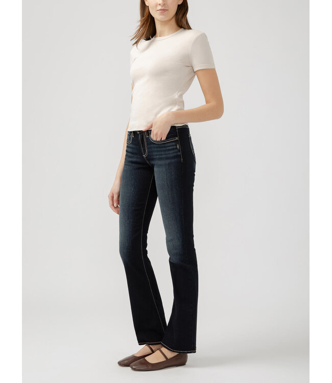 Suki Mid Rise Slim Bootcut Jeans