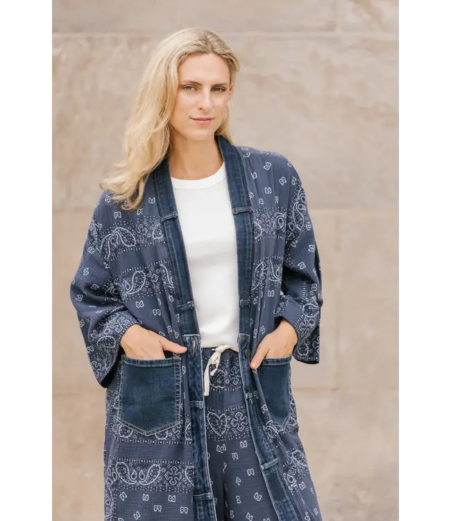 The Bandana Long Cardigan by Shannon Passero