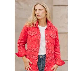 The Bandana Quilted Shacket by Shannon Passero
