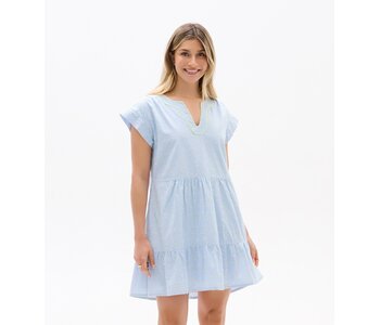 Hatley canada Emerson Dress - Neon Dots on Stripes