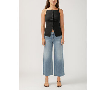 Suki Mid Rise Wide Leg Luxe Stretch Jeans