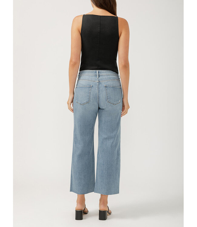 Suki Mid Rise Wide Leg Luxe Stretch Jeans