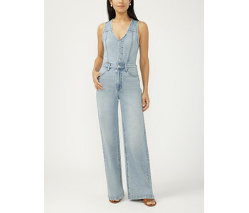 Silver Jeans Wide Leg Vest Jumpsuit