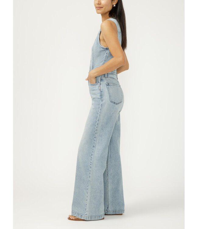 Silver Jeans Wide Leg Vest Jumpsuit