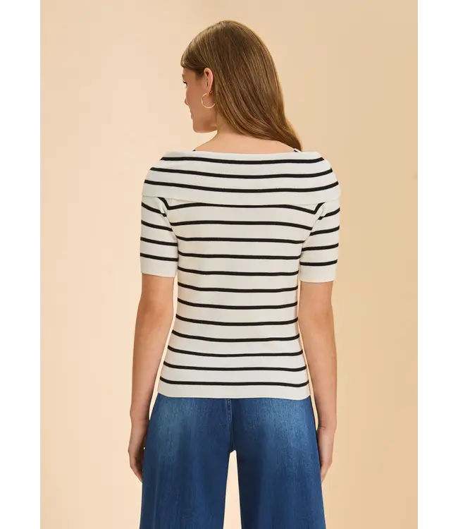 FDJ Boatneck Stripe Sweater