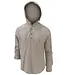 POINT ZERO Point Zero Hooded Pop Over Linen Cotton Shirt