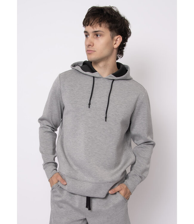 Hedge Mens Pull Over Jogger Hoodie Heather
