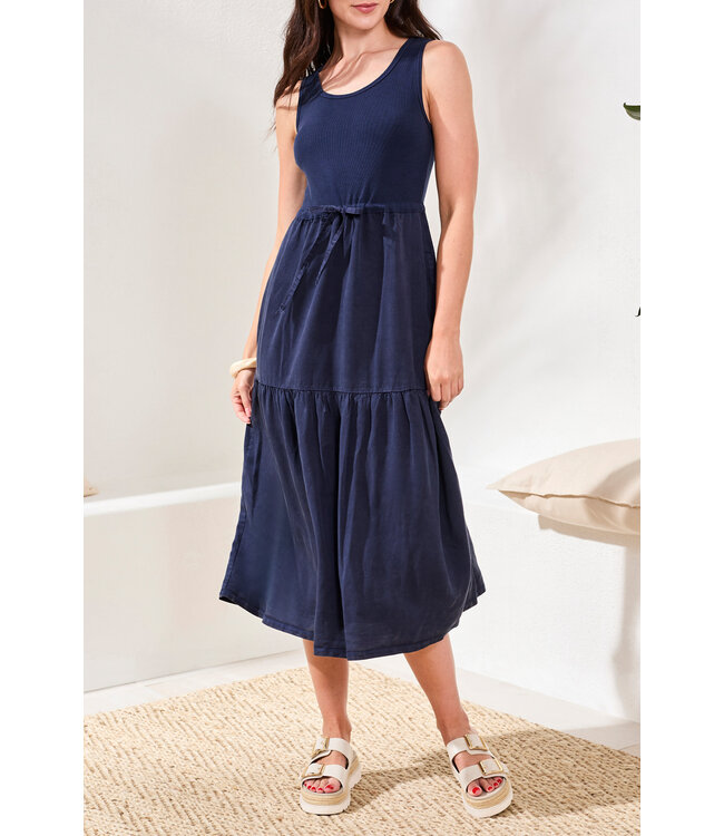 Tribal Canada MIXED MEDIA SLEEVELESS MAXI DRESS