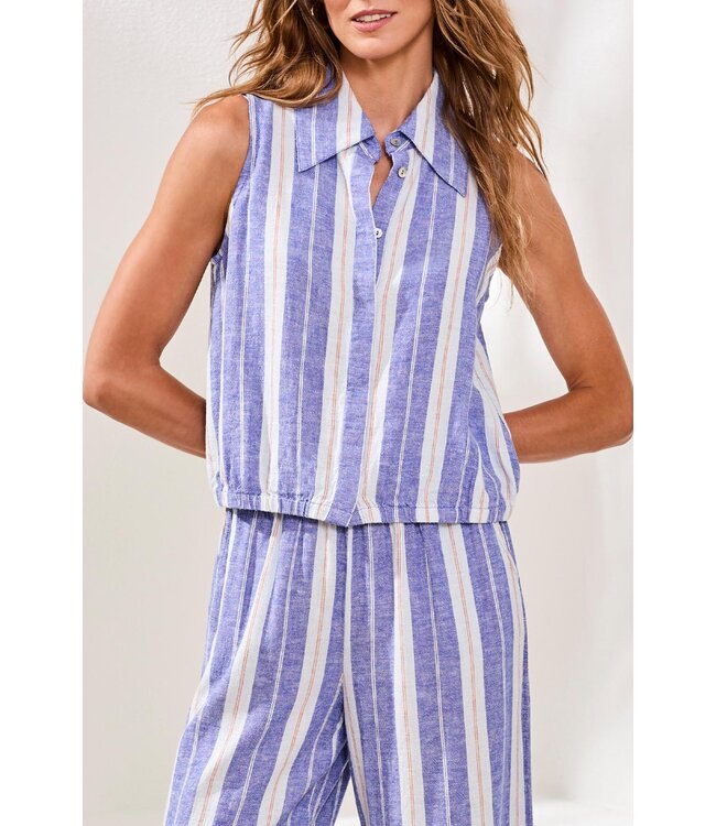 Tribal Canada WIDE LEG PANT WITH  SLIT