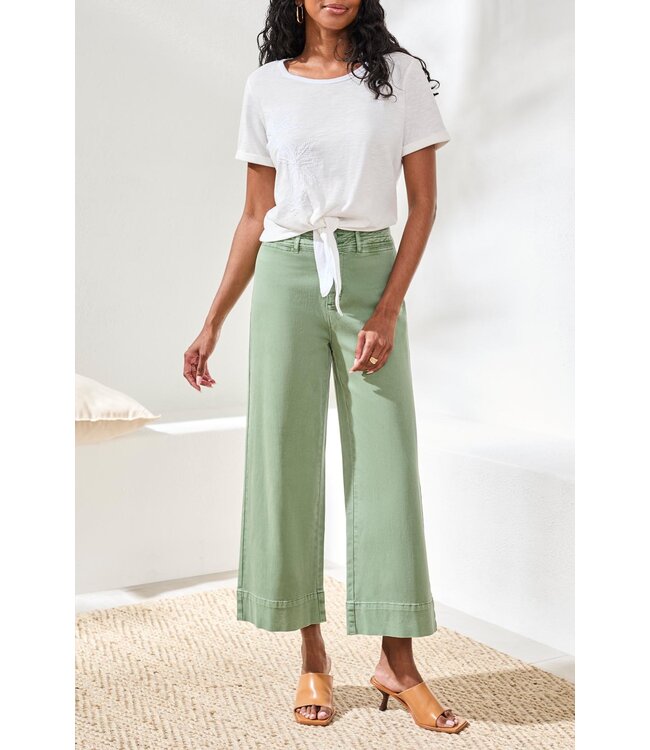 Tribal Canada CREW NECK TOP W/SOUTACHE DETAIL