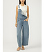 SILVER JEANS Silver Jeans Denim Barrel Leg Overalls