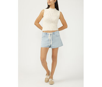 Silver Jeans Drawstring Beach  Shorts