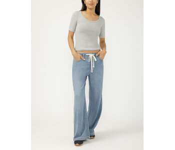 Silver Jeans Wide Leg Drawstring Beach Jeans