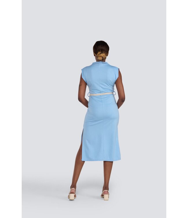 Jessica Laura Funnel Neck Dress