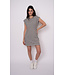 RD International RD Style KENZIE EXTENDED SHOULDER CREW NECK DRESS