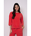 RD International RD Style BRIE FRENCH TERRY TOP CHERRY