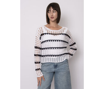 RD Style ENSYN LONG SLEEVE BOAT NECK PULL OVER