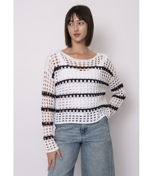 RD Style ENSYN LONG SLEEVE BOAT NECK PULL OVER