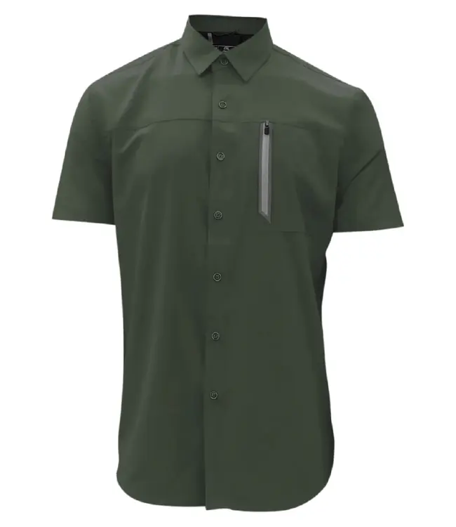 Point Zero  4 way stretch Quick Dry Shirt with Zipper Pocket