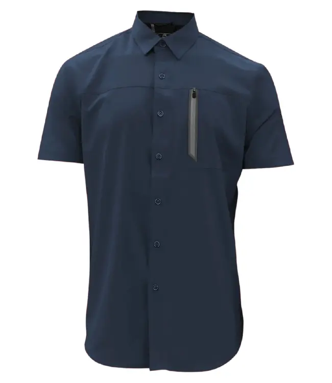 Point Zero  4 way stretch Quick Dry Shirt with Zipper Pocket