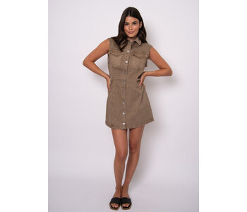 RD Style JESS BUTTON UP MINI DRESS