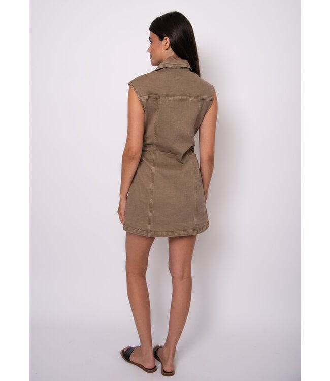 RD Style JESS BUTTON UP MINI DRESS