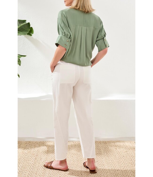 Tribal Canada  SOFT SATIN DROP SHOULDER CLASSIC BLOUSE