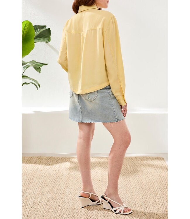 Tribal Canada TENCEL CAVALRY TWILL BUTTON FRONT SHIRT