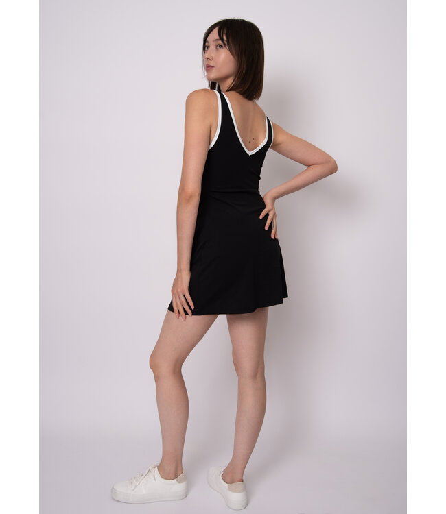 RD Style MATILDA SECOND SKIN SPORT V-NECK MINI DRESS