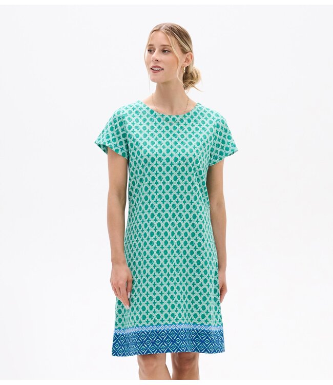 Hatley Zip-Back Tee Dress - Arcadia Medallion