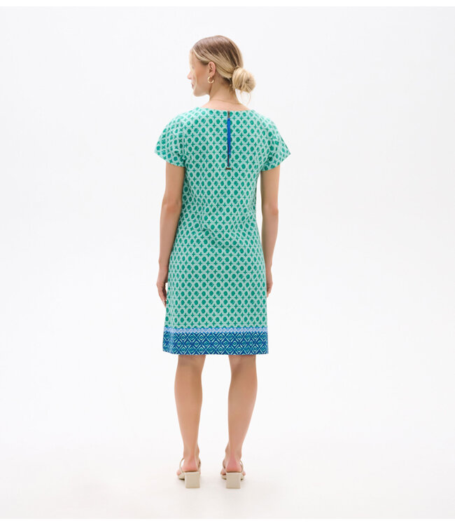 Hatley Zip-Back Tee Dress - Arcadia Medallion