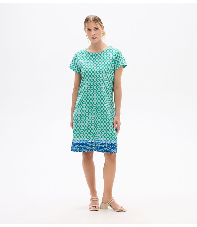 Hatley Zip-Back Tee Dress - Arcadia Medallion