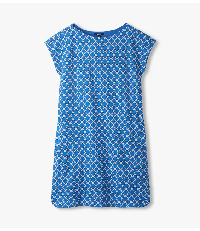 Hatley Capri Dress - French Blue Medallion