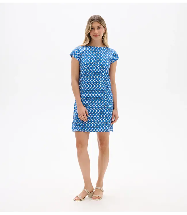 Hatley Capri Dress - French Blue Medallion