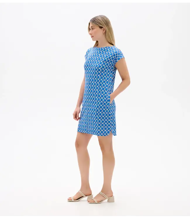 Hatley Capri Dress - French Blue Medallion