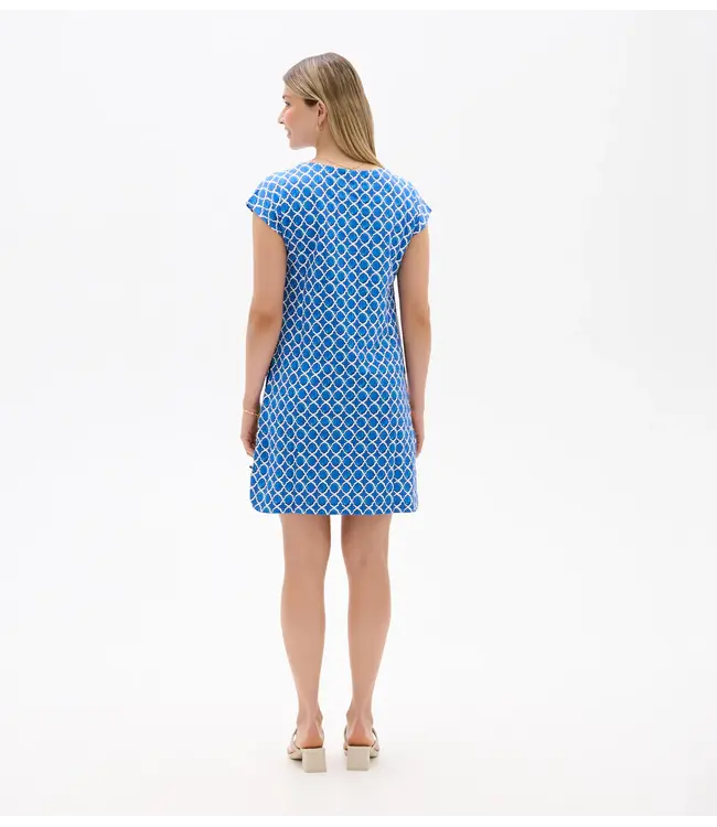 Hatley Capri Dress - French Blue Medallion