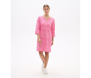 Hatley Lily Notch Neck Dress - Sketched Lines