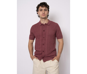 HEDGE MENS KNIT SHORT SLEEVE TOP