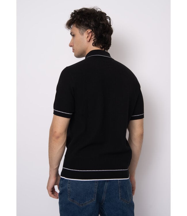 HEDGE MENS KNIT SHORT SLEEVE TOP