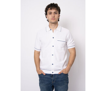 HEDGE MENS KNIT SHORT SLEEVE TOP