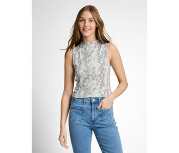 Tom Tailor Slim Fit Top with Snake Pattern