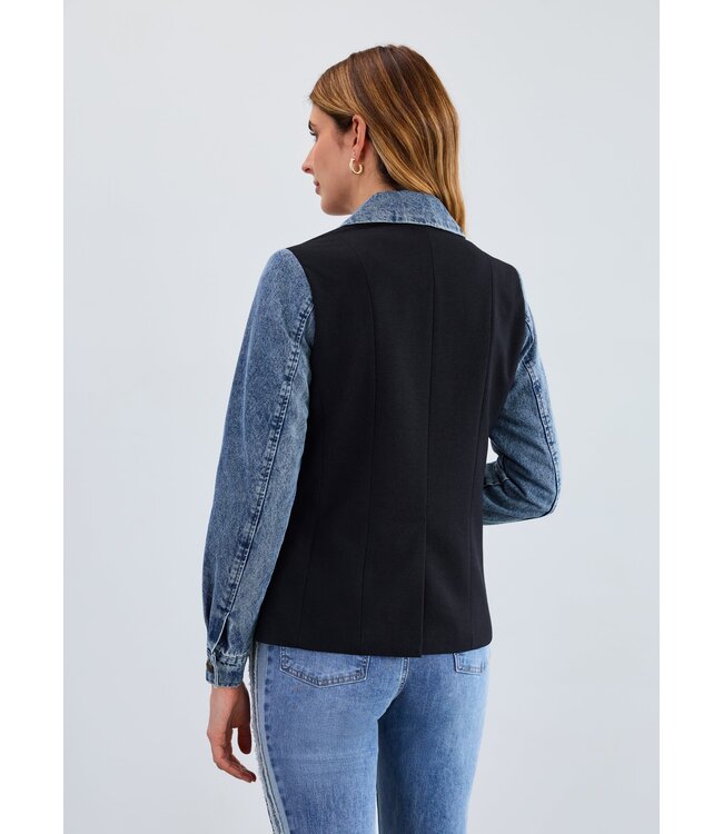 FDJ Mixed Media Blazer