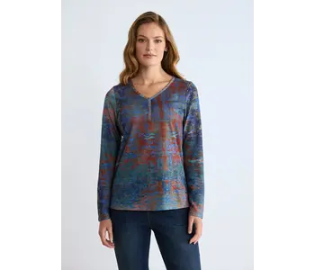 FDJ Long Sleeve Henley Top