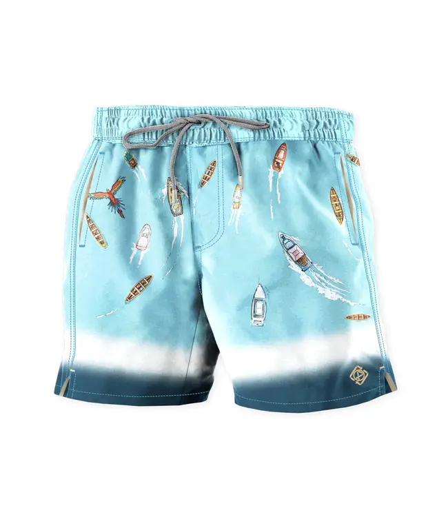 Point Zero 4-Way Stretch Swim Shorts Inseam: 6 1/2"